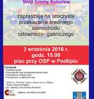 Przekazanie samochodu w Podlipiu