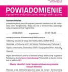 Przerwa w dostawie energii...