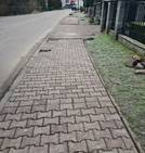 Remont chodnika w Krzykawce