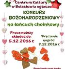 KONKURS BOŻONARODZENIOWY 2016