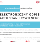 Wnioskowanie online o odpis...