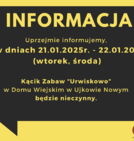 Informacja - &quot;Urwiskowo&quot;