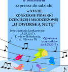 Konkurs piosenki &quot;O dworską...