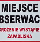Objazd miejsc obserwacji oznaczonych...