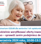 Zaproszenie na webinarium dla...