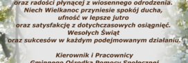 Życzenia Wielkanocne​