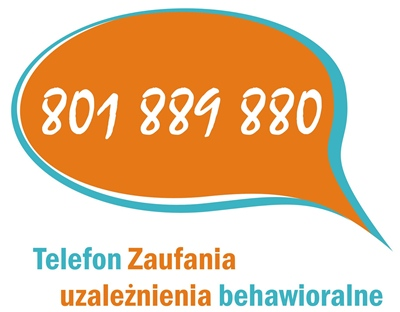 801-889-880 Telefon zaufania - uzależnienia behawioralne