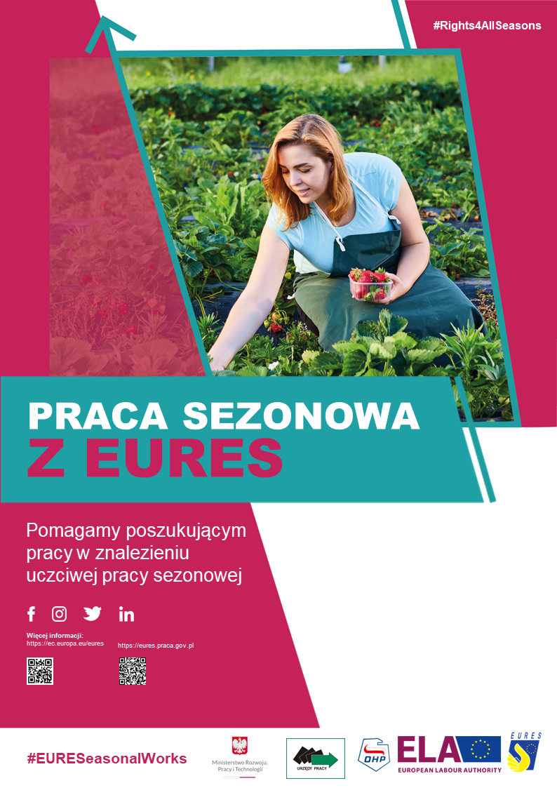 Praca sezonowa z EURES. Pomagamy poszukującym pracy w znalezieniu uczciwej pracy sezonowej